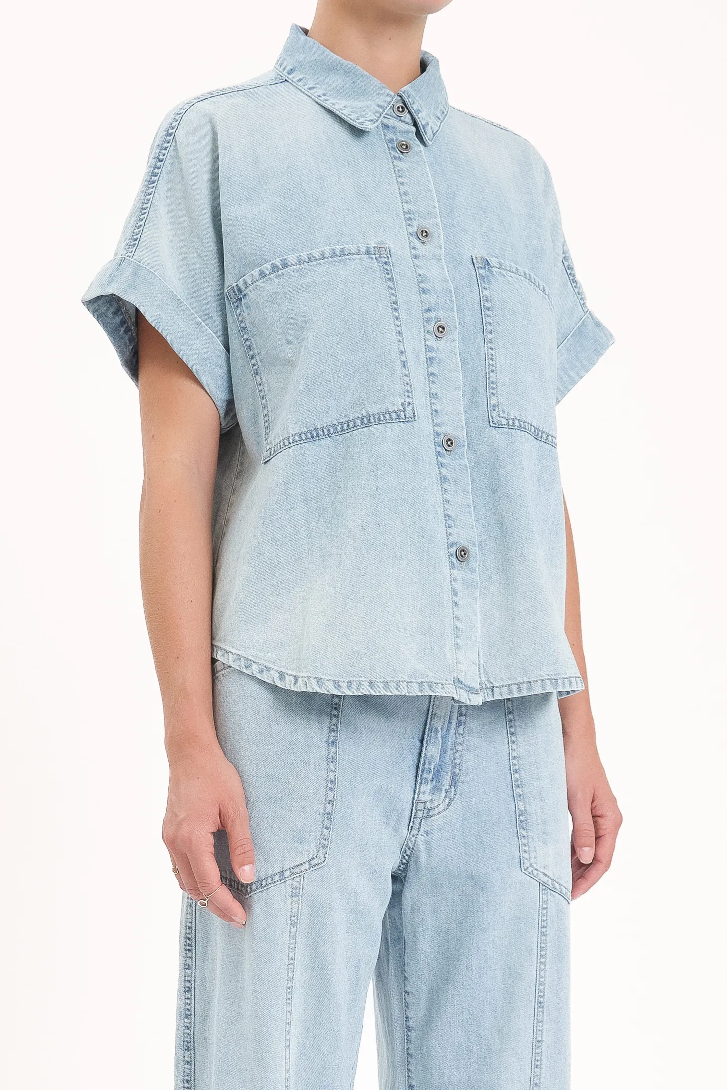 Shore Button Front Shirt
