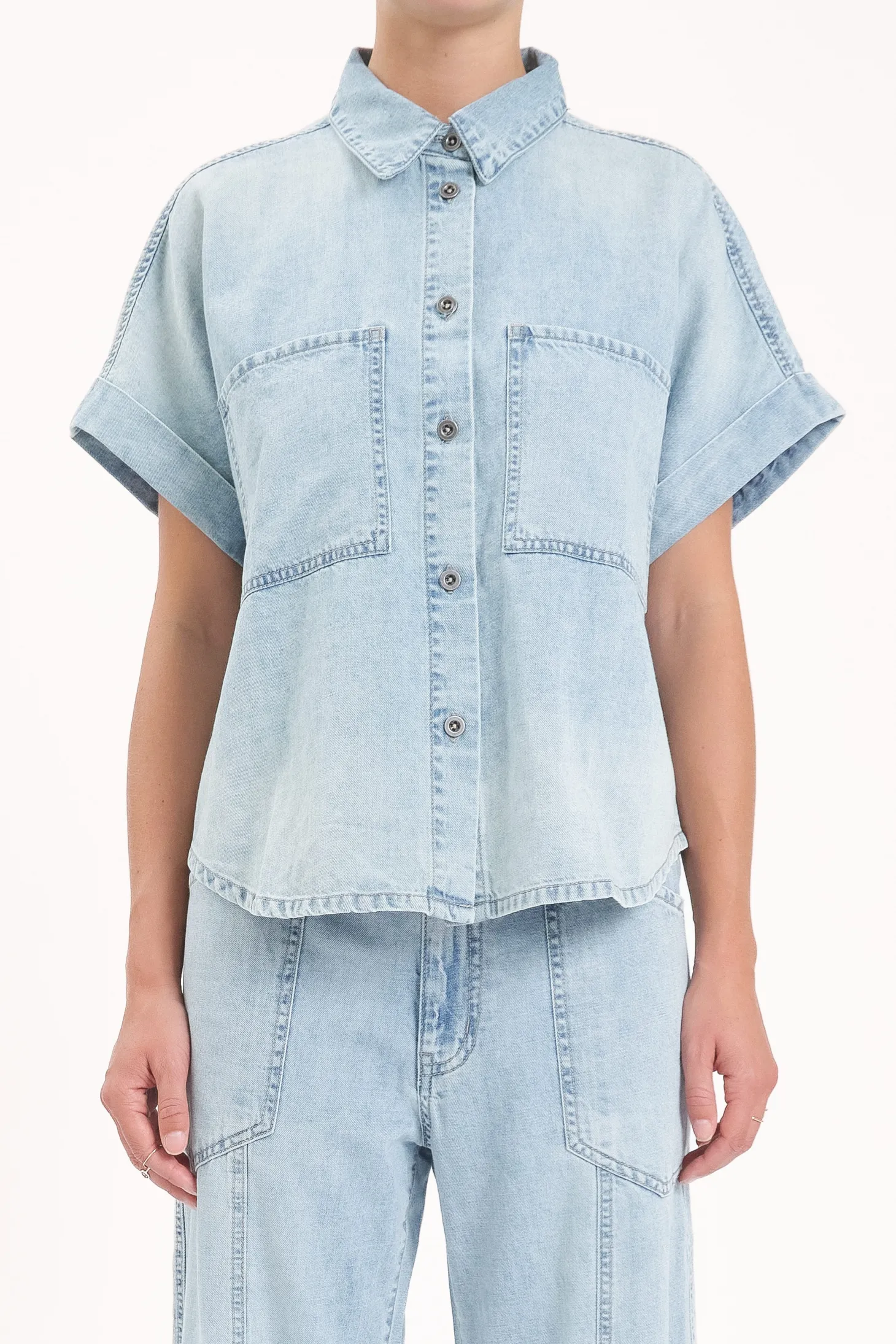 Shore Button Front Shirt