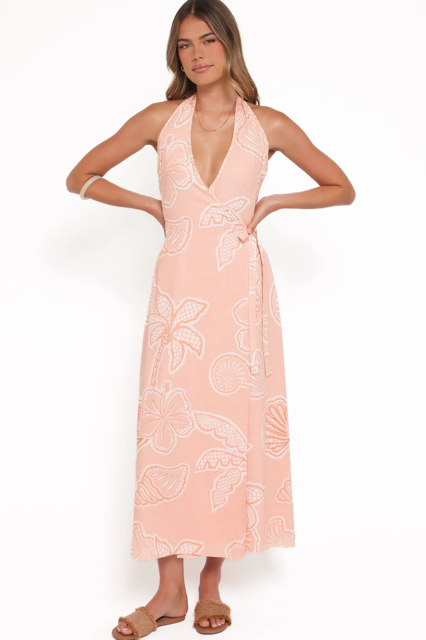 Sierra Wrap Midi Dress