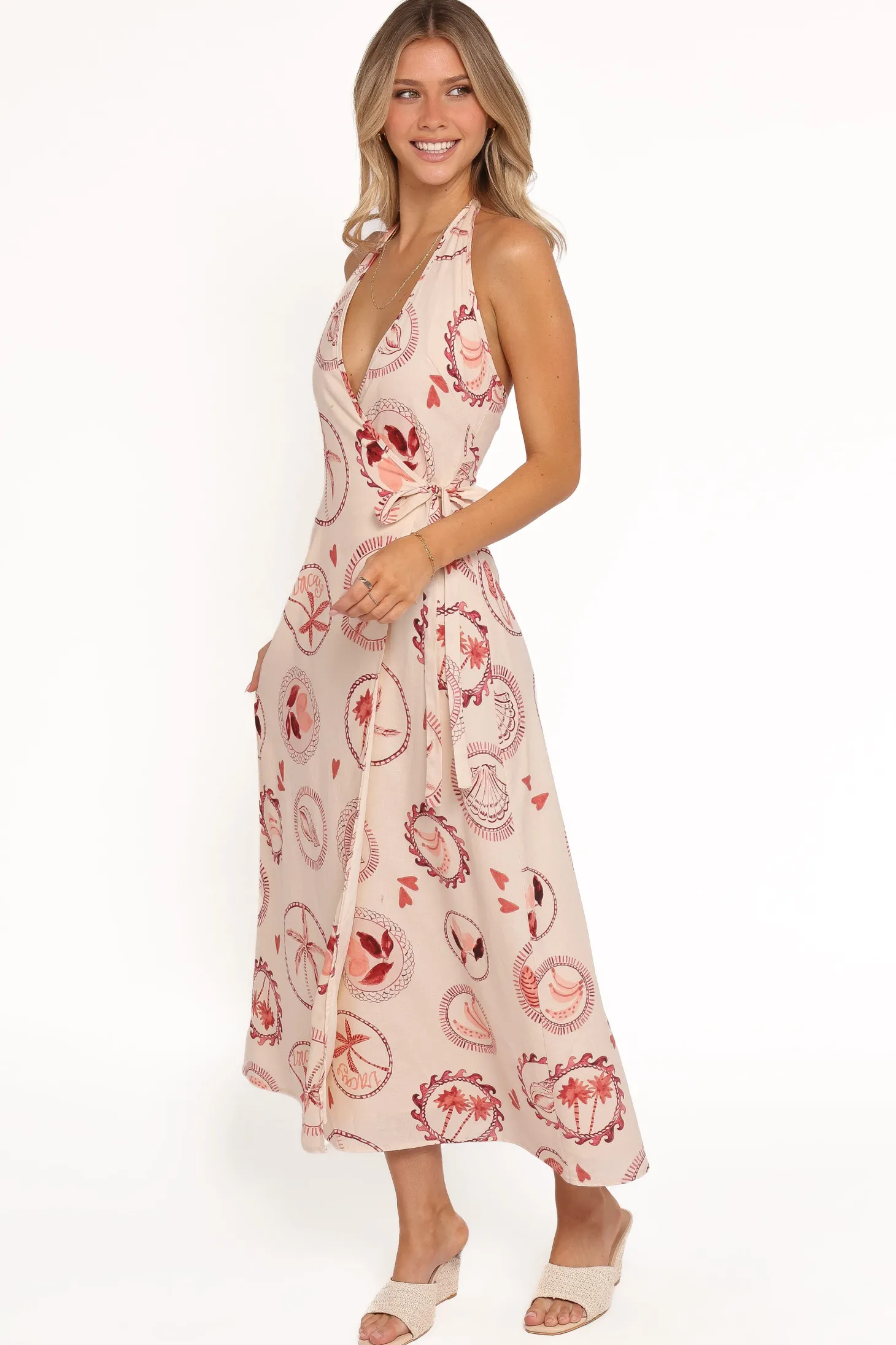 Sierra Wrap Midi Dress