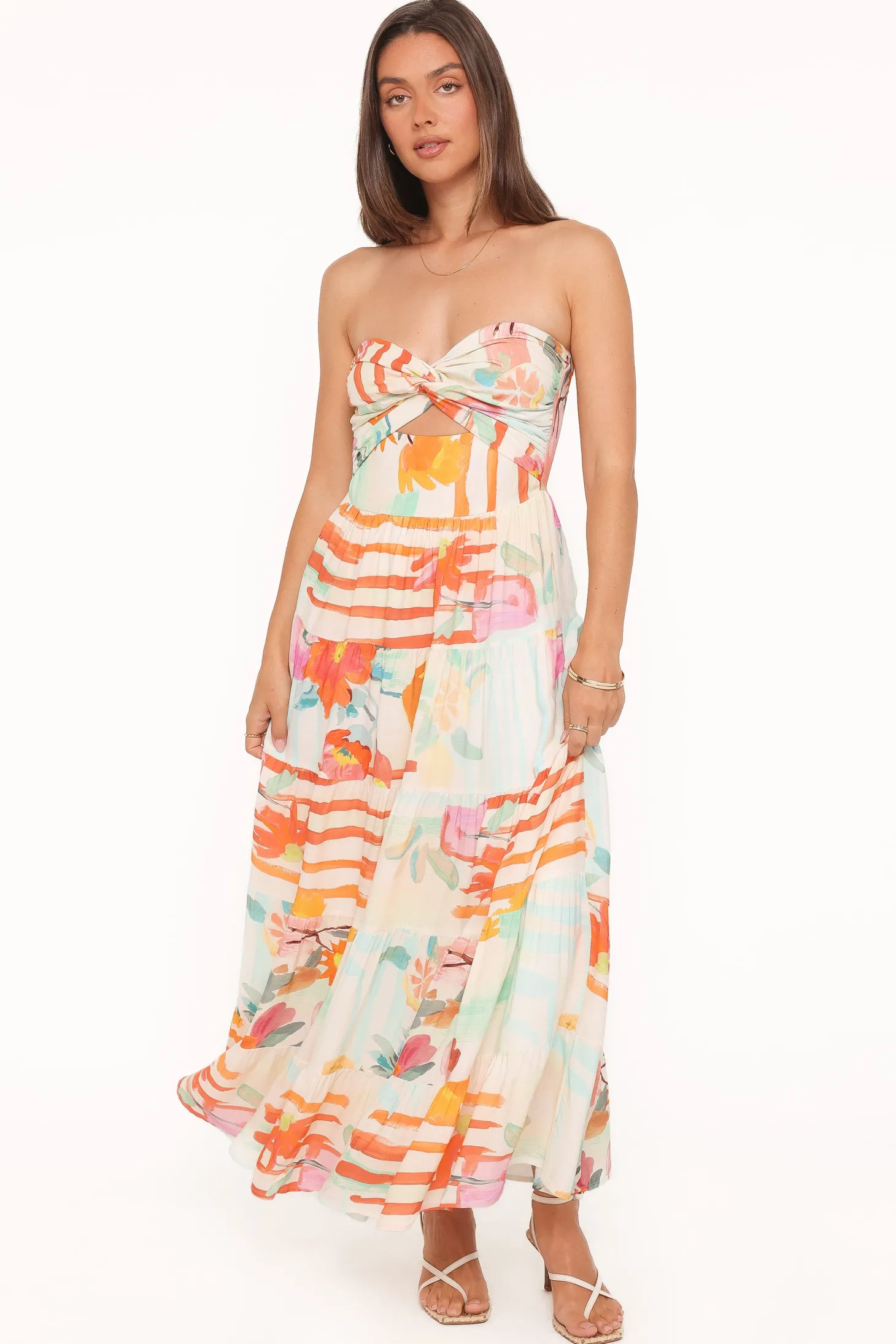 Sitara Strapless Midi Dress