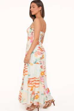 Sitara Strapless Midi Dress