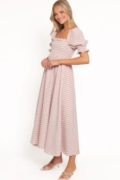 Siun Short Sleeve Midi Dress