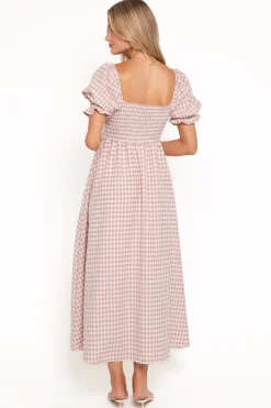 Siun Short Sleeve Midi Dress