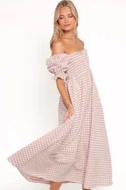 Siun Short Sleeve Midi Dress