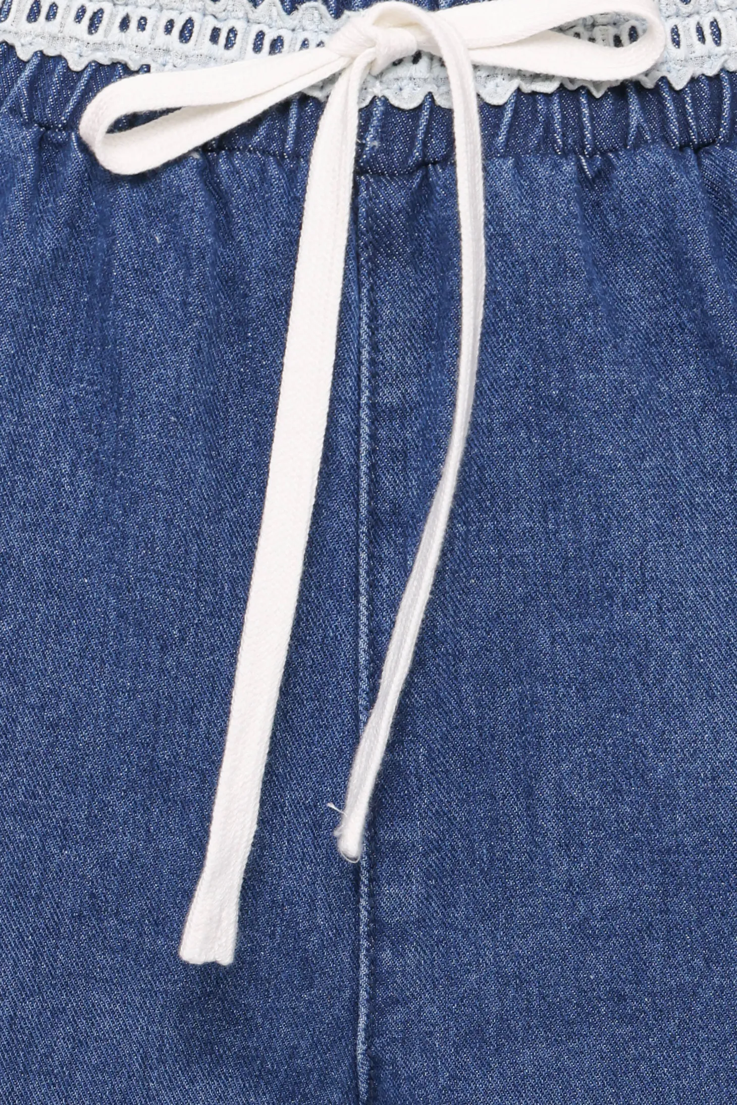 Siun Wide Leg Denim Joggers