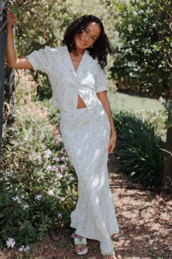 Steele Bias Maxi Skirt