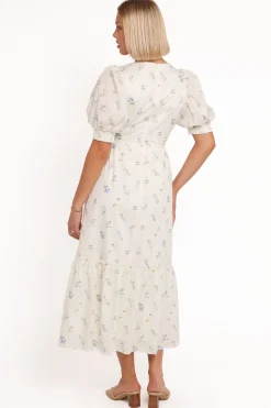 Steele Puff Sleeve Midi Dress