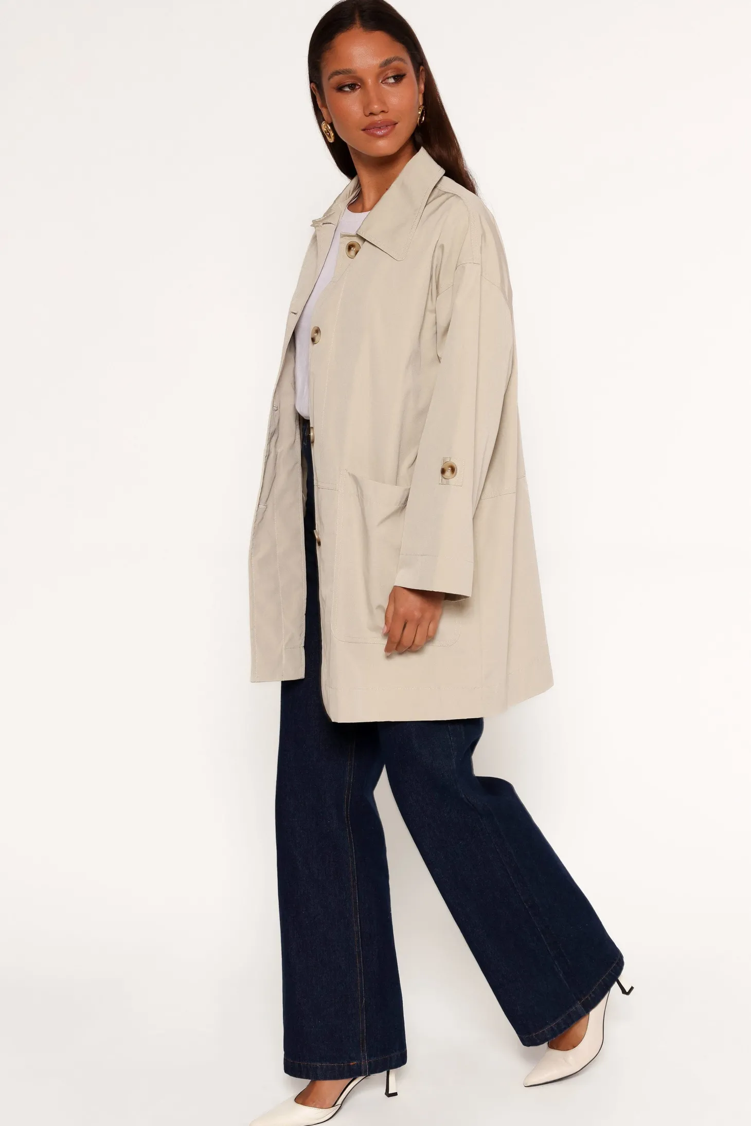 Stella Button Front Collar Jacket