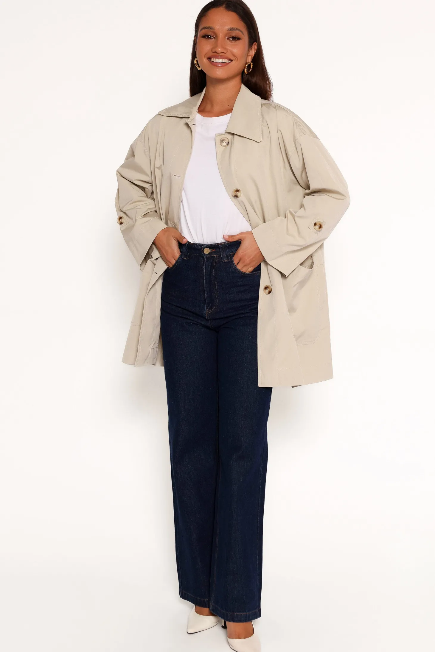 Stella Button Front Collar Jacket