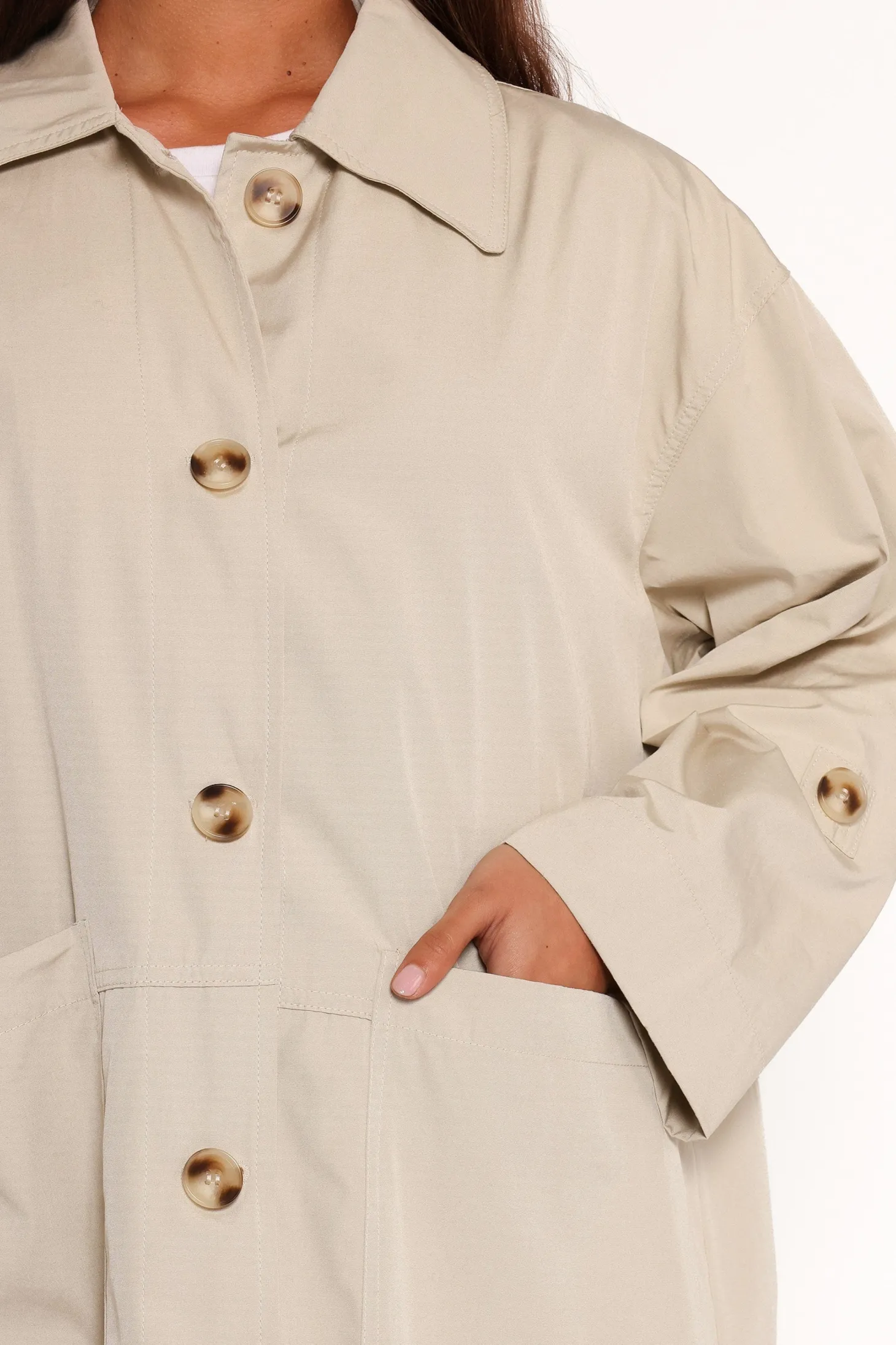 Stella Button Front Collar Jacket