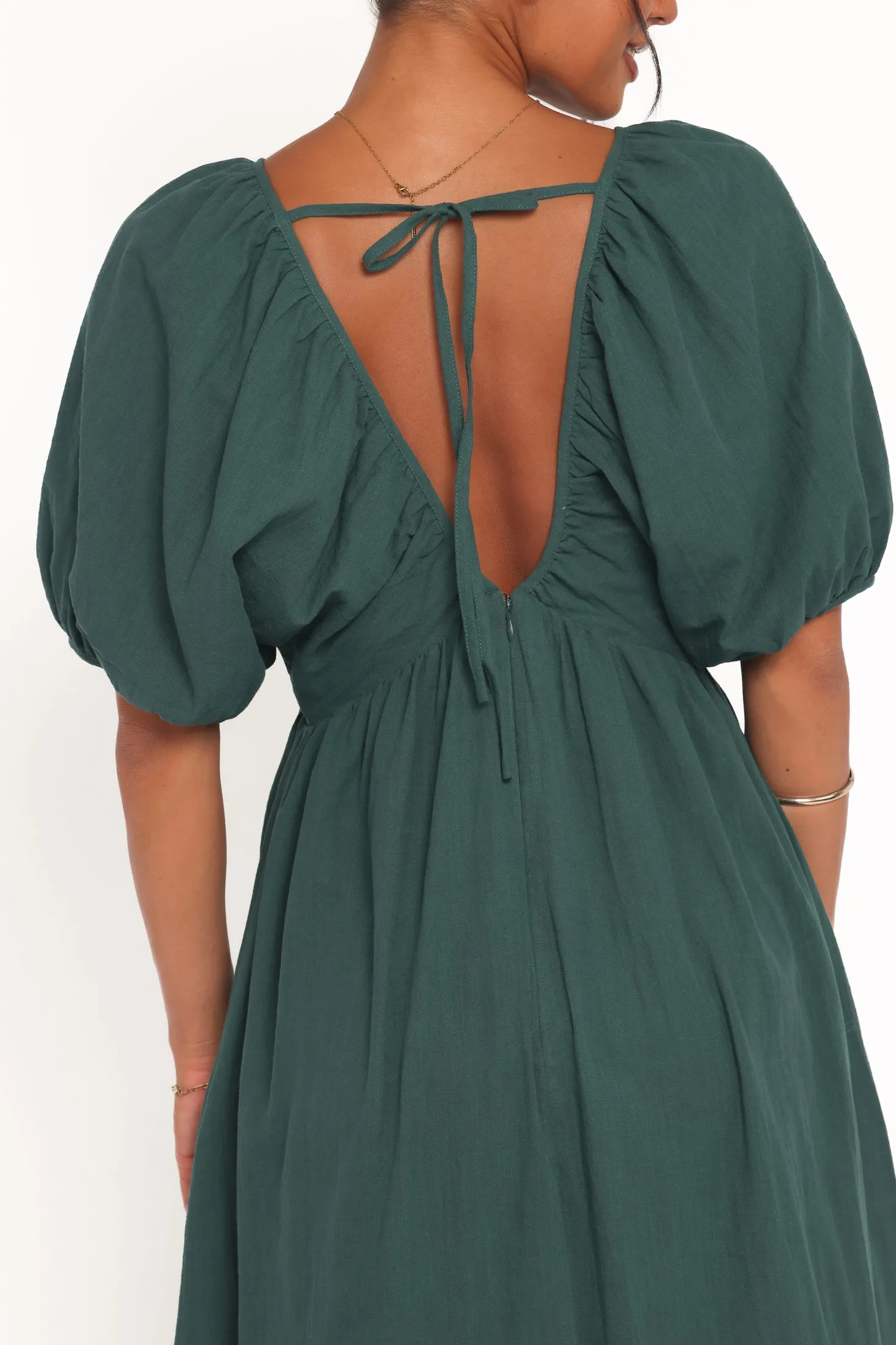Sullivan Puff Sleeve Maxi Dress
