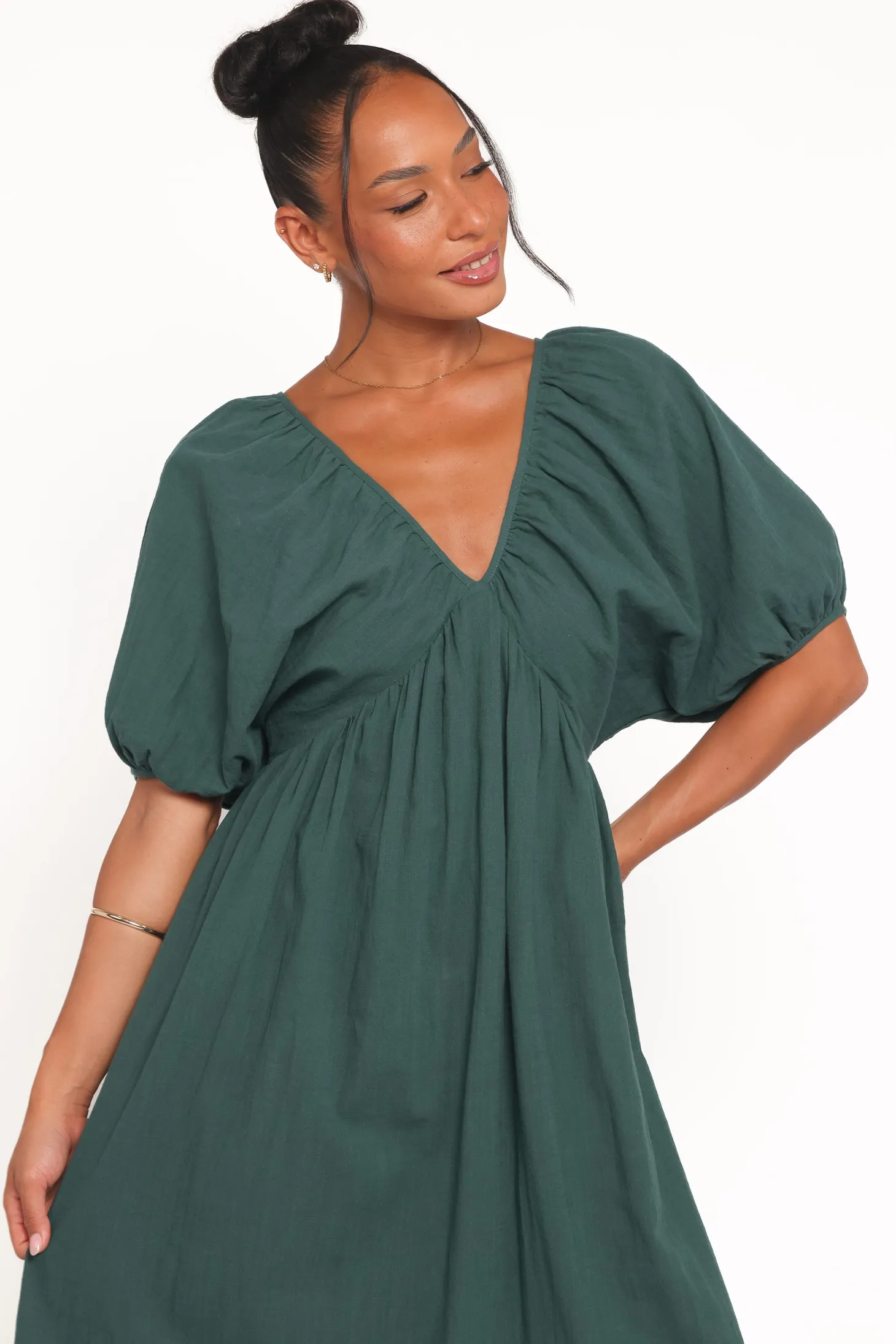 Sullivan Puff Sleeve Maxi Dress