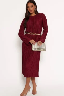 Tannikah Plisse Midi Dress