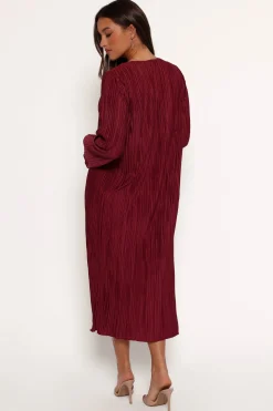 Tannikah Plisse Midi Dress