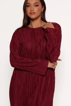 Tannikah Plisse Midi Dress