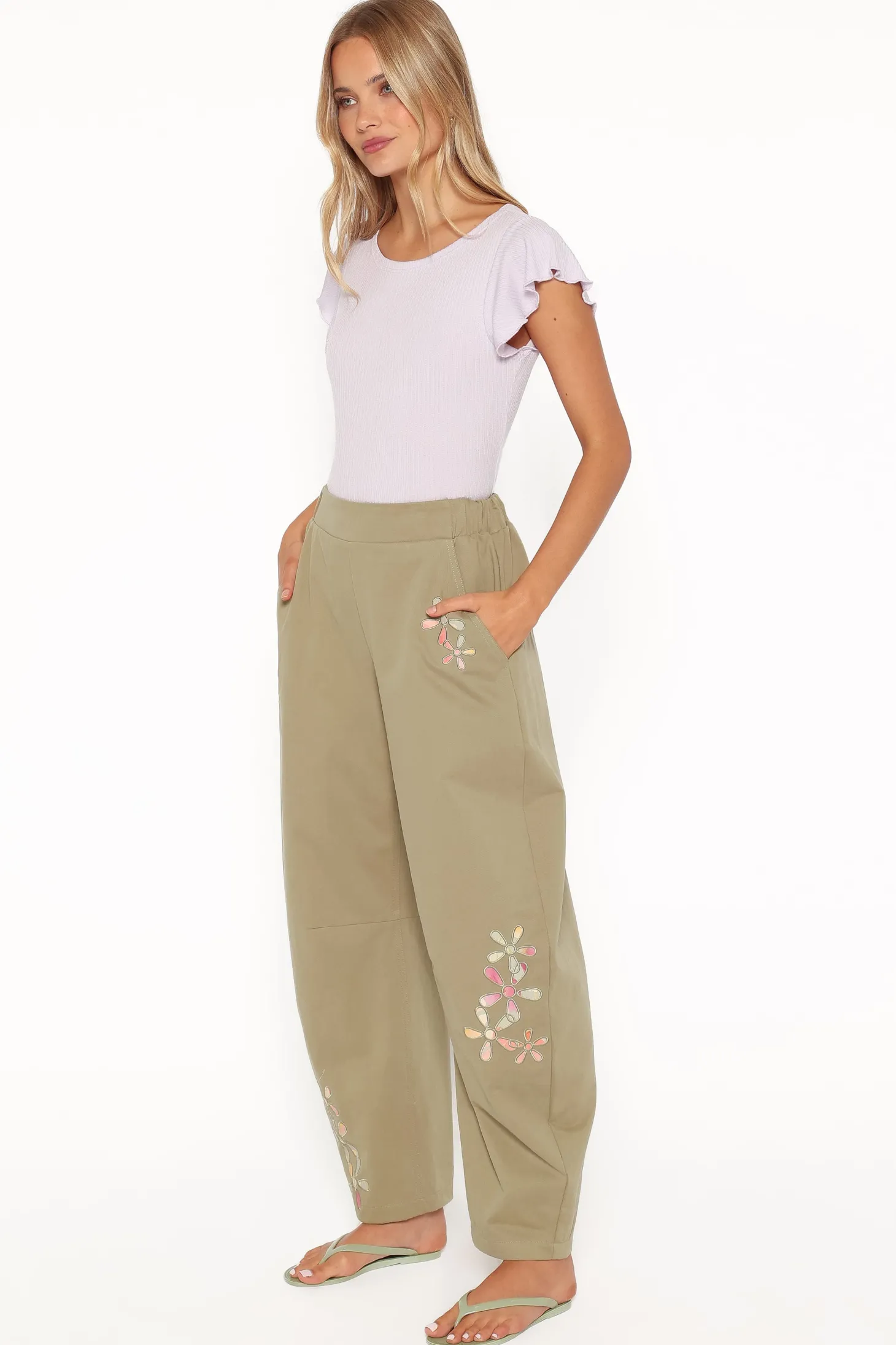 Telena Barrel Leg Pants