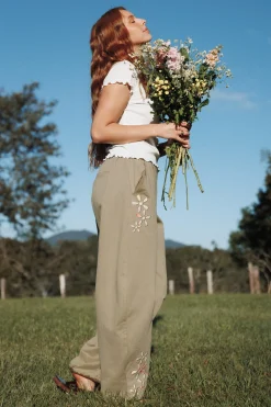 Telena Barrel Leg Pants