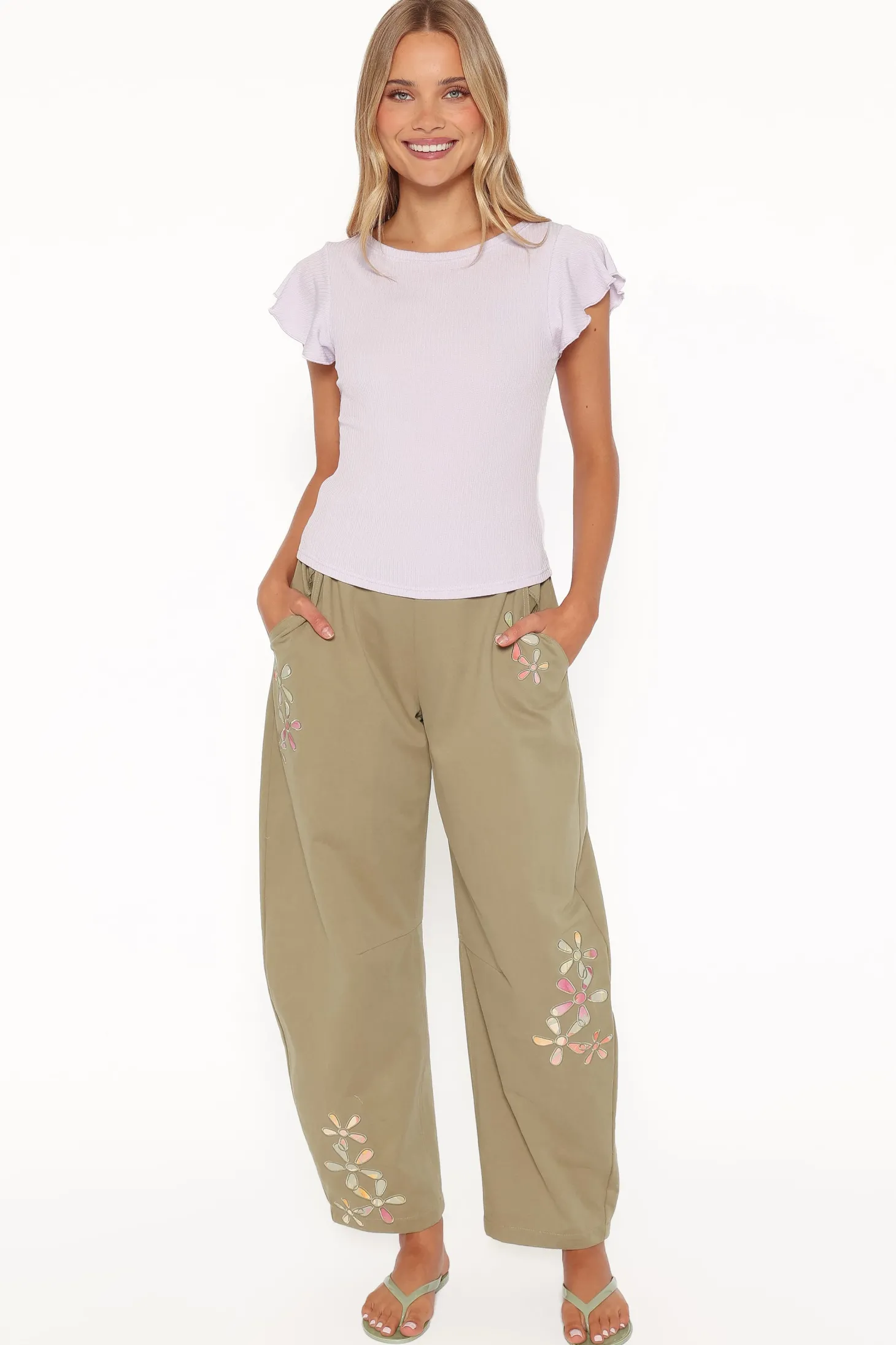 Telena Barrel Leg Pants