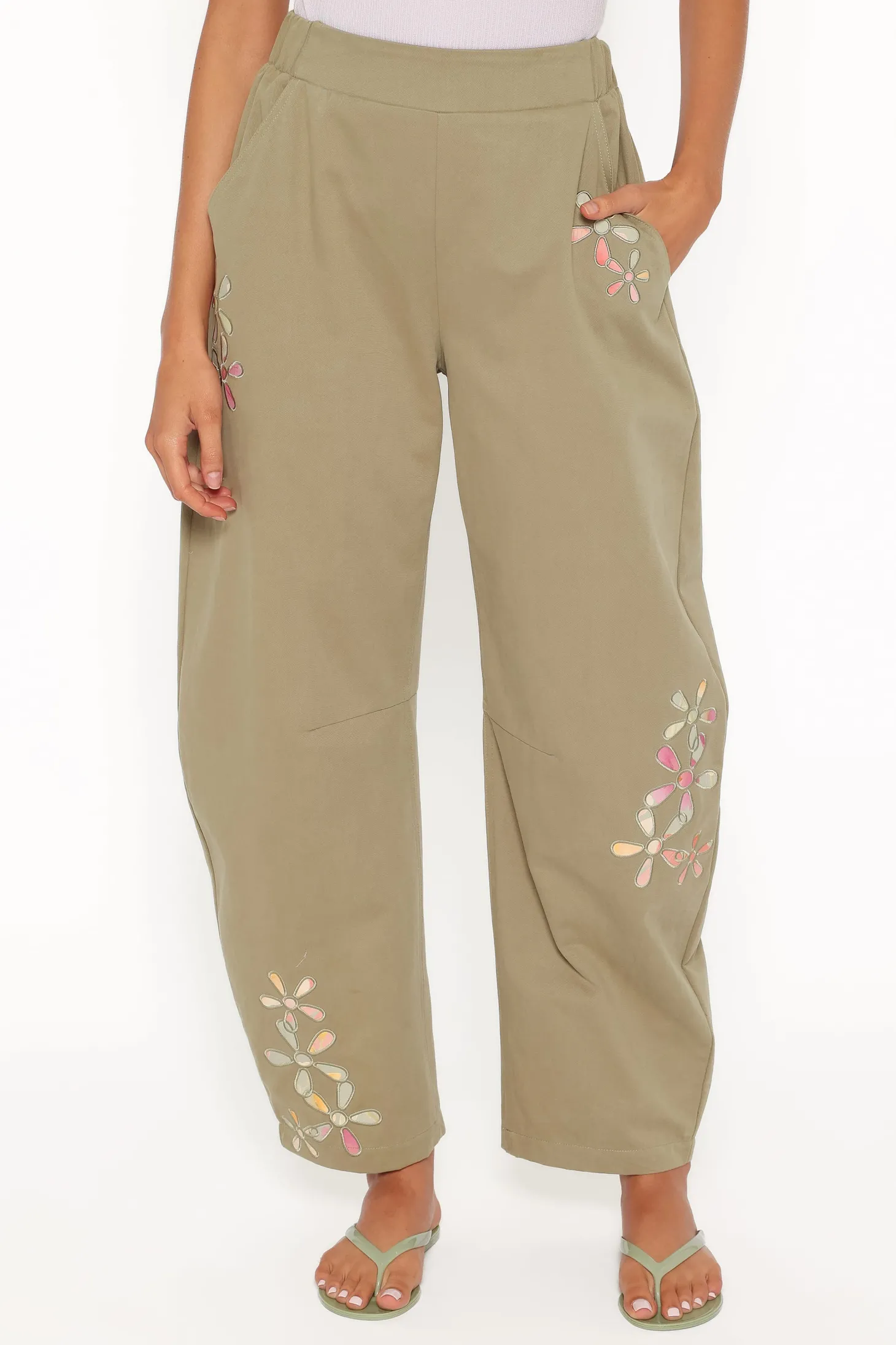 Telena Barrel Leg Pants