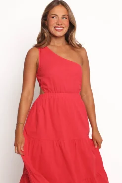 Teresa One Shoulder Midi Dress