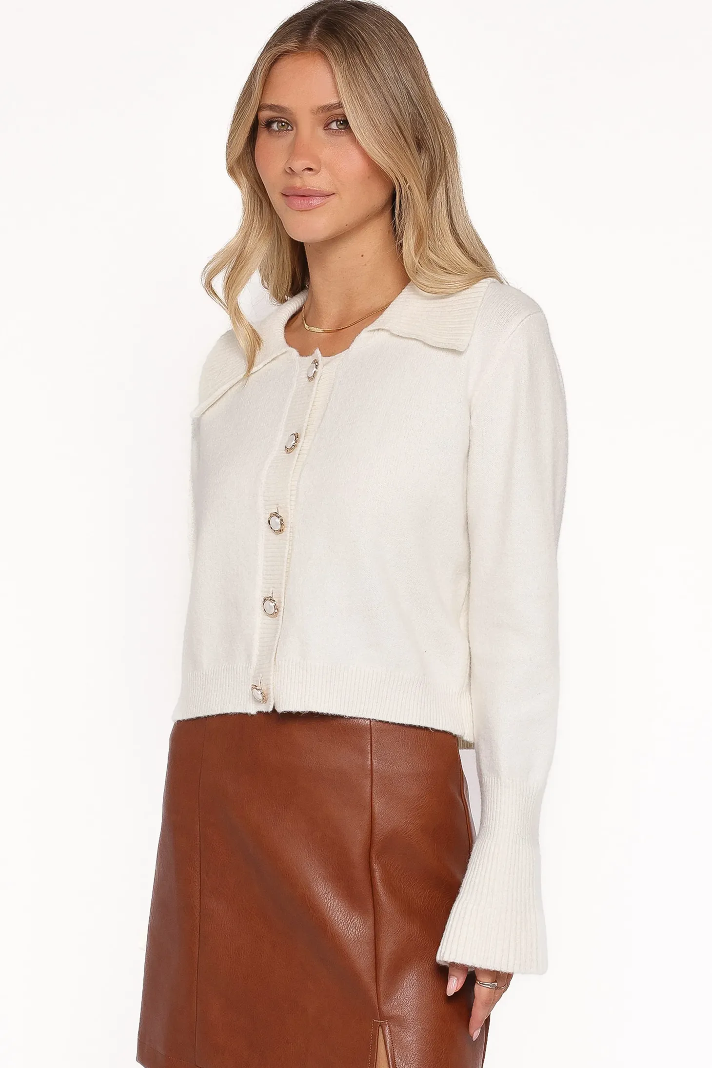 Thelma Trumpet Sleeve Cardigan