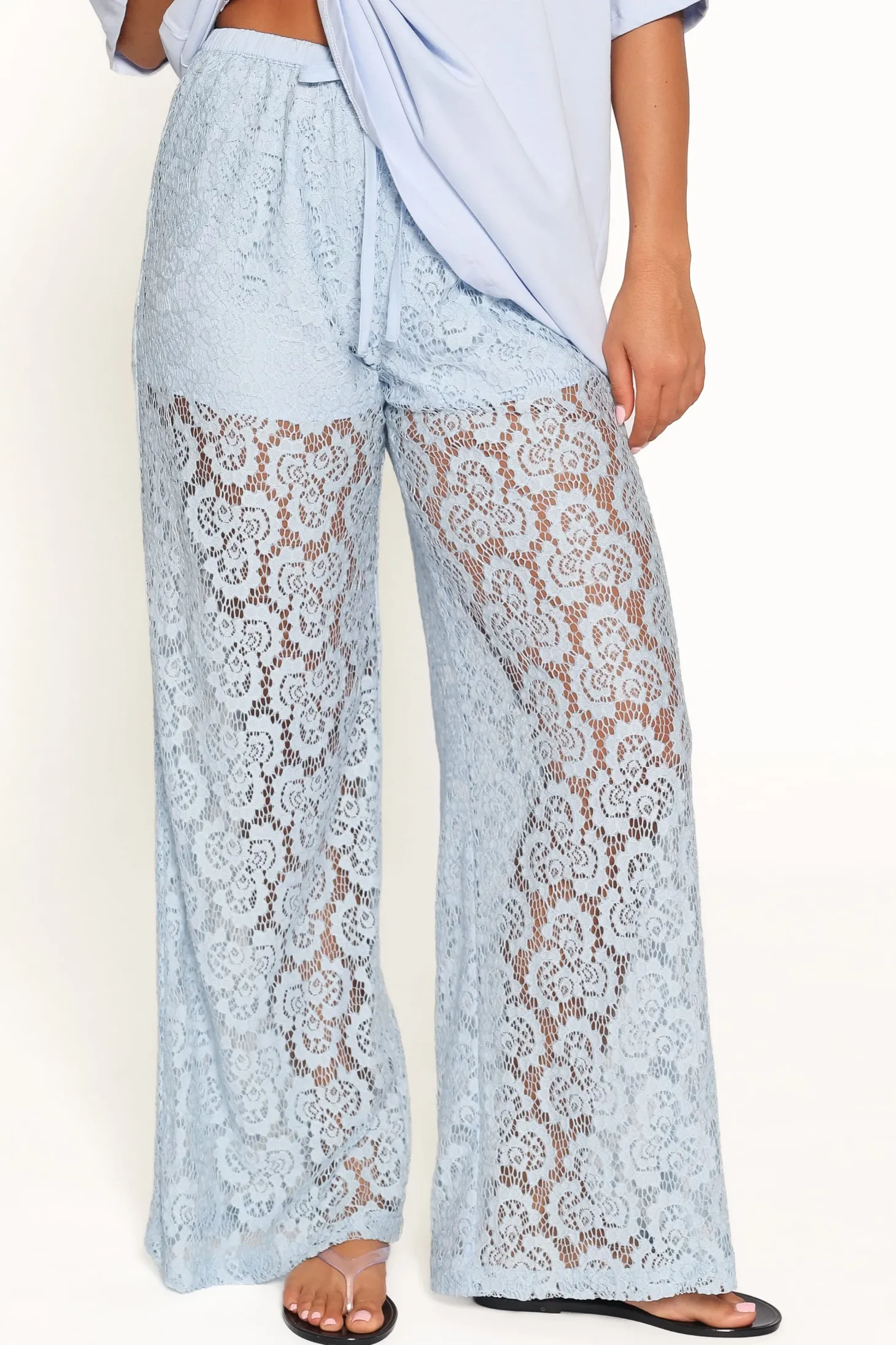 Tia Sheer Lace Pant