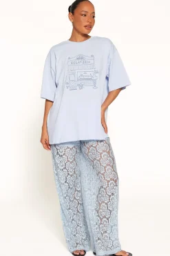 Tia Sheer Lace Pant