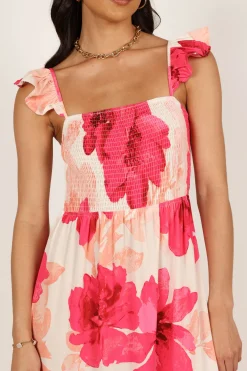 Tilly Shirred Maxi Dress