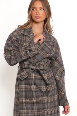 Torie Waist Tie Long Coat