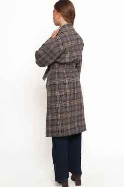 Torie Waist Tie Long Coat
