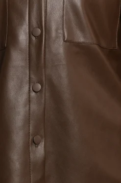 Trevira Faux Leather Shirt