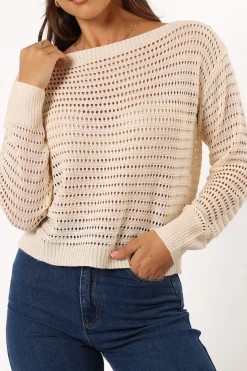 Tricia Open Weave Knit Sweater