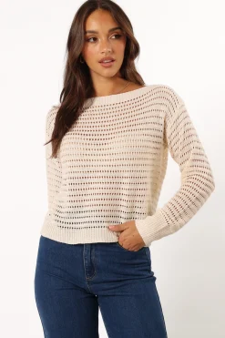 Tricia Open Weave Knit Sweater
