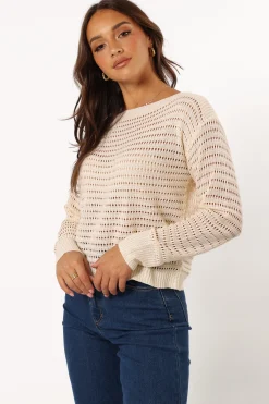 Tricia Open Weave Knit Sweater