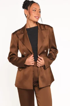 Trina Satin Blazer