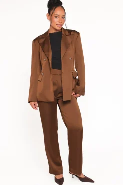 Trina Satin Blazer
