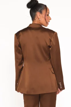 Trina Satin Blazer