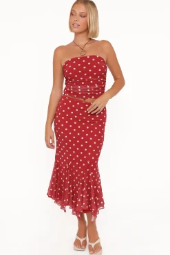 Tullia Mesh Midi Skirt