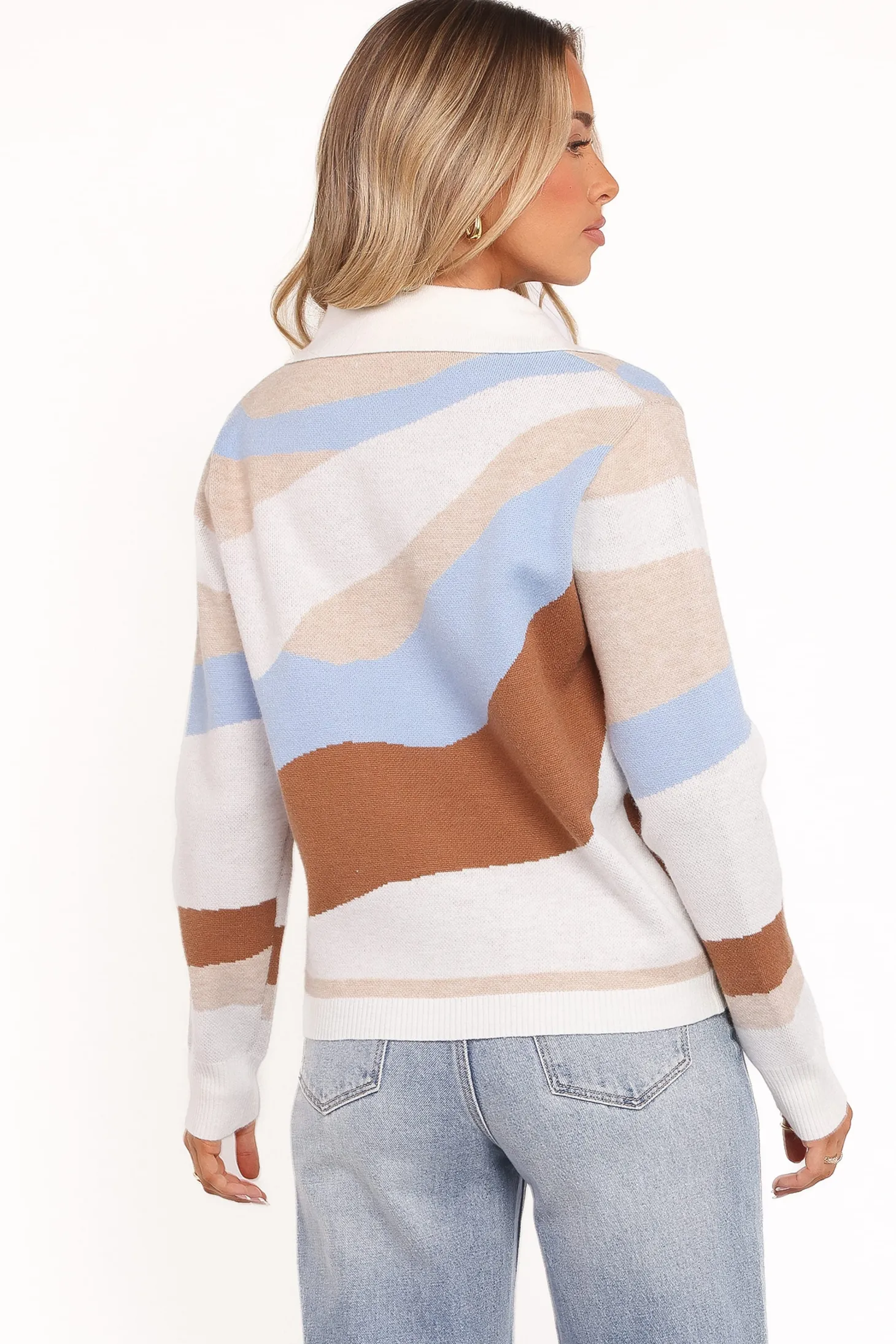 Tulula Abstract Print Cardigan