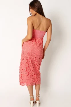 Tyler Strapless Midi Dress