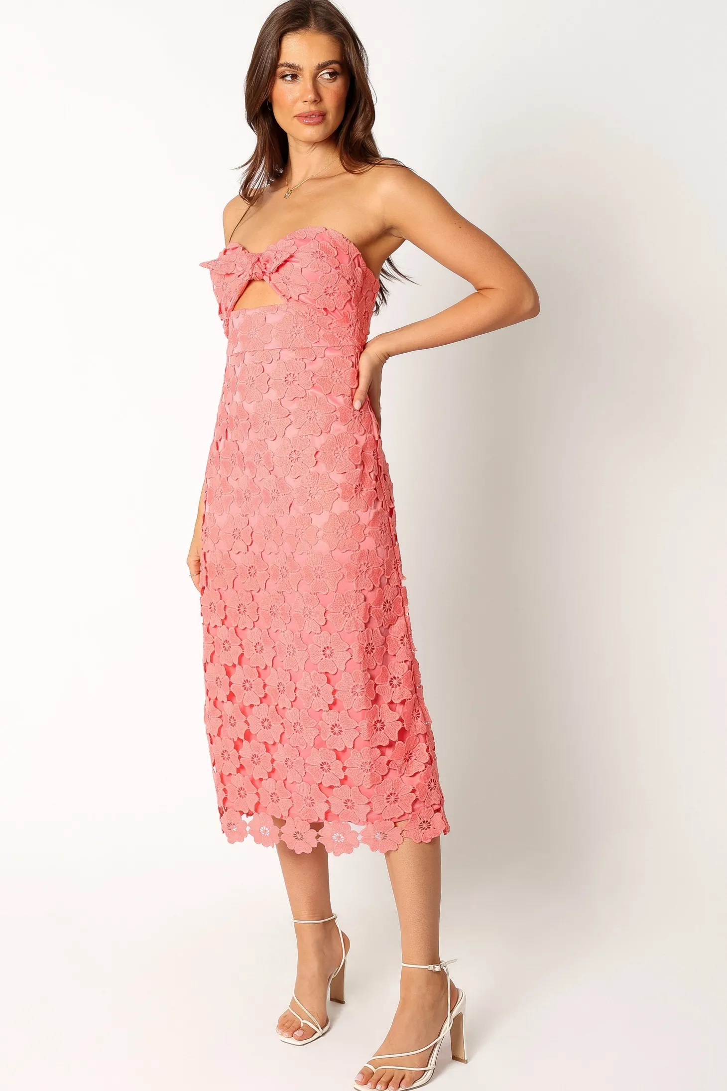 Tyler Strapless Midi Dress