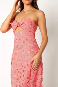 Tyler Strapless Midi Dress