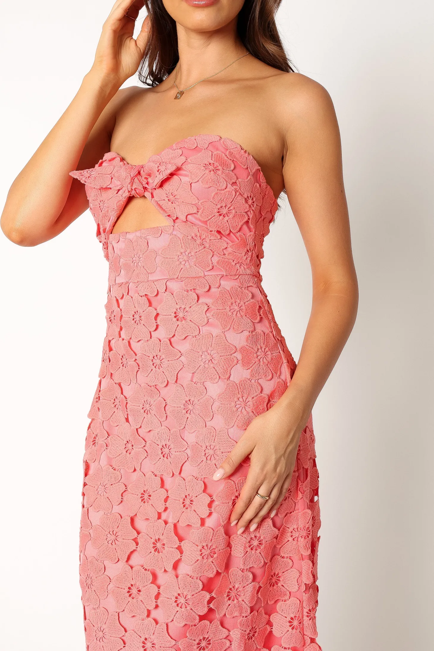 Tyler Strapless Midi Dress