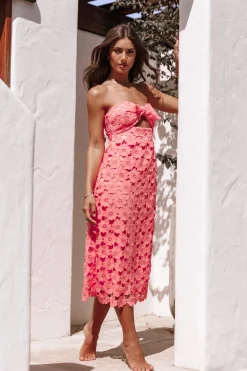 Tyler Strapless Midi Dress