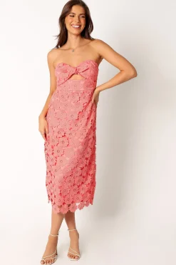 Tyler Strapless Midi Dress