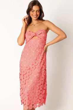 Tyler Strapless Midi Dress