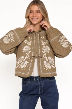 Vako Quilted Embroidered Jacket