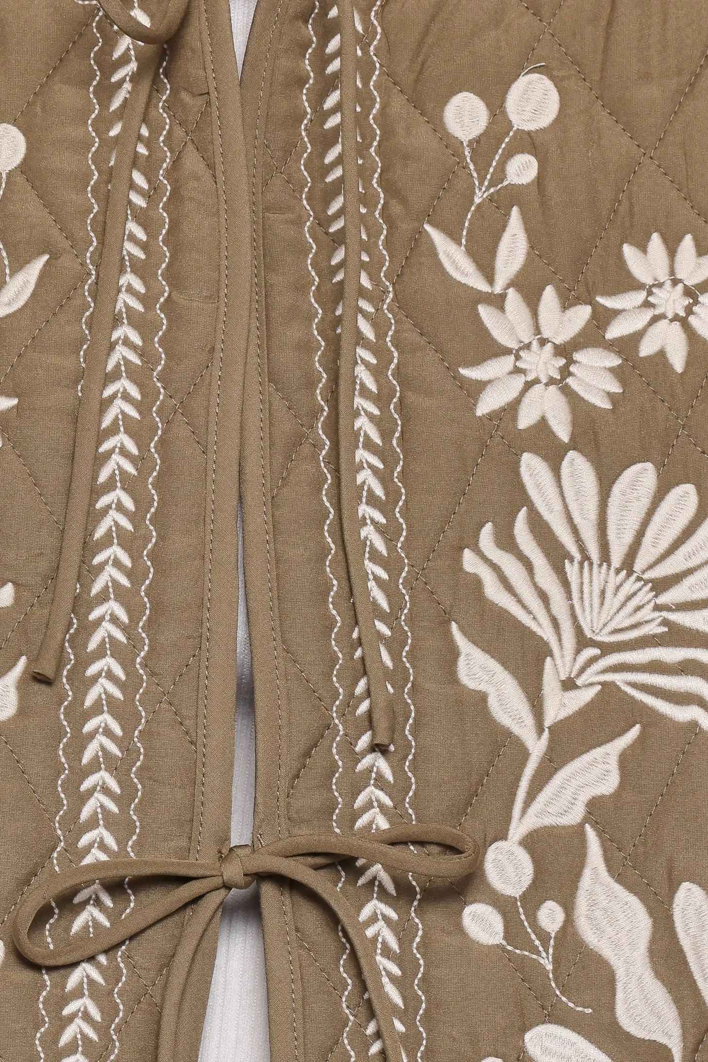 Vako Quilted Embroidered Jacket