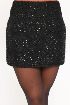 Valentina Tweed Sequins Mini Skirt